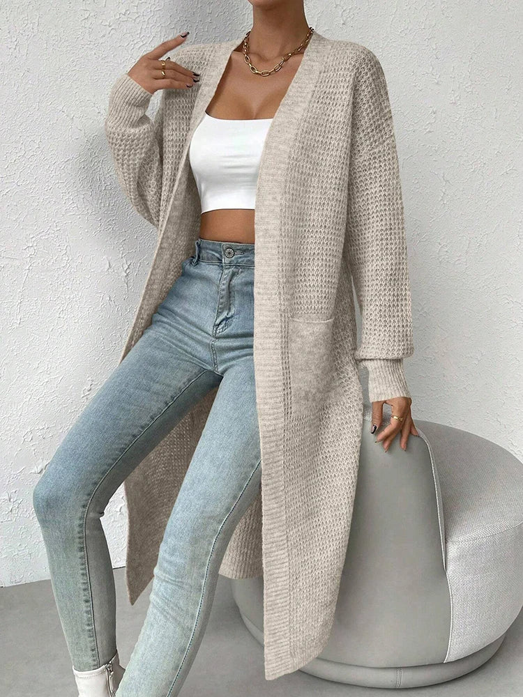 Fashion Knit Long Cardigan