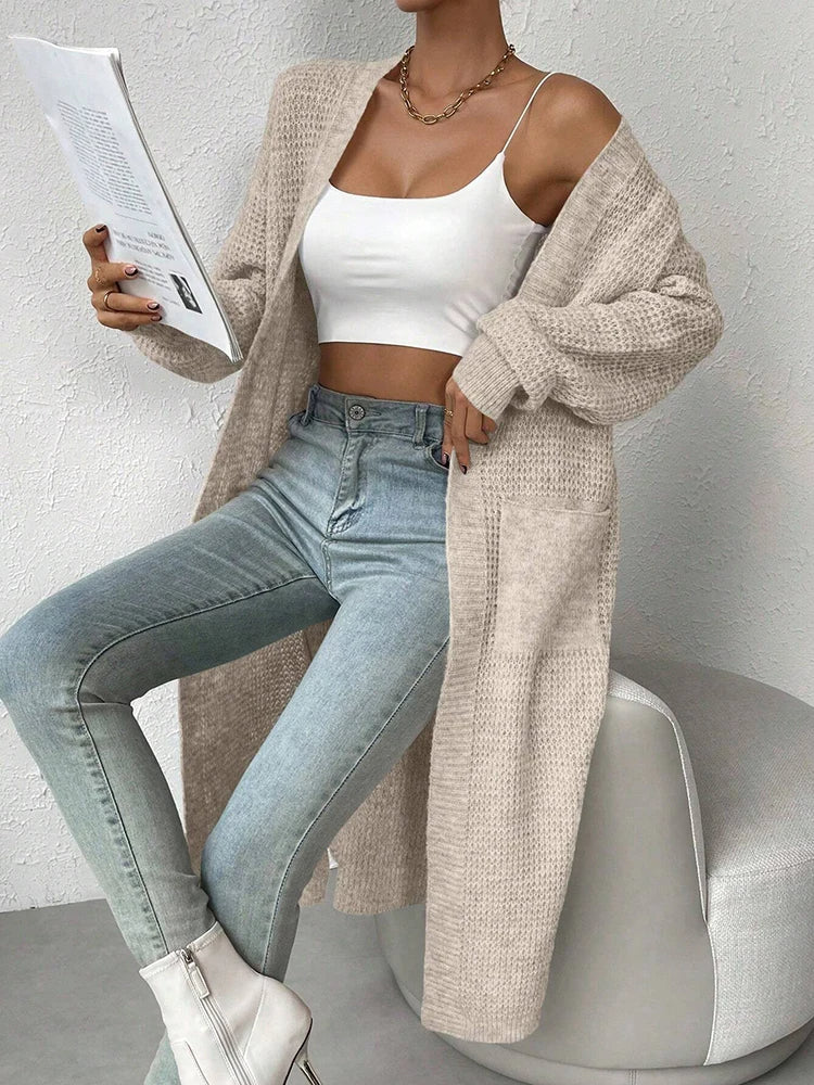 Fashion Knit Long Cardigan