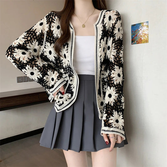 Boho Crochet Knit Cover-Up